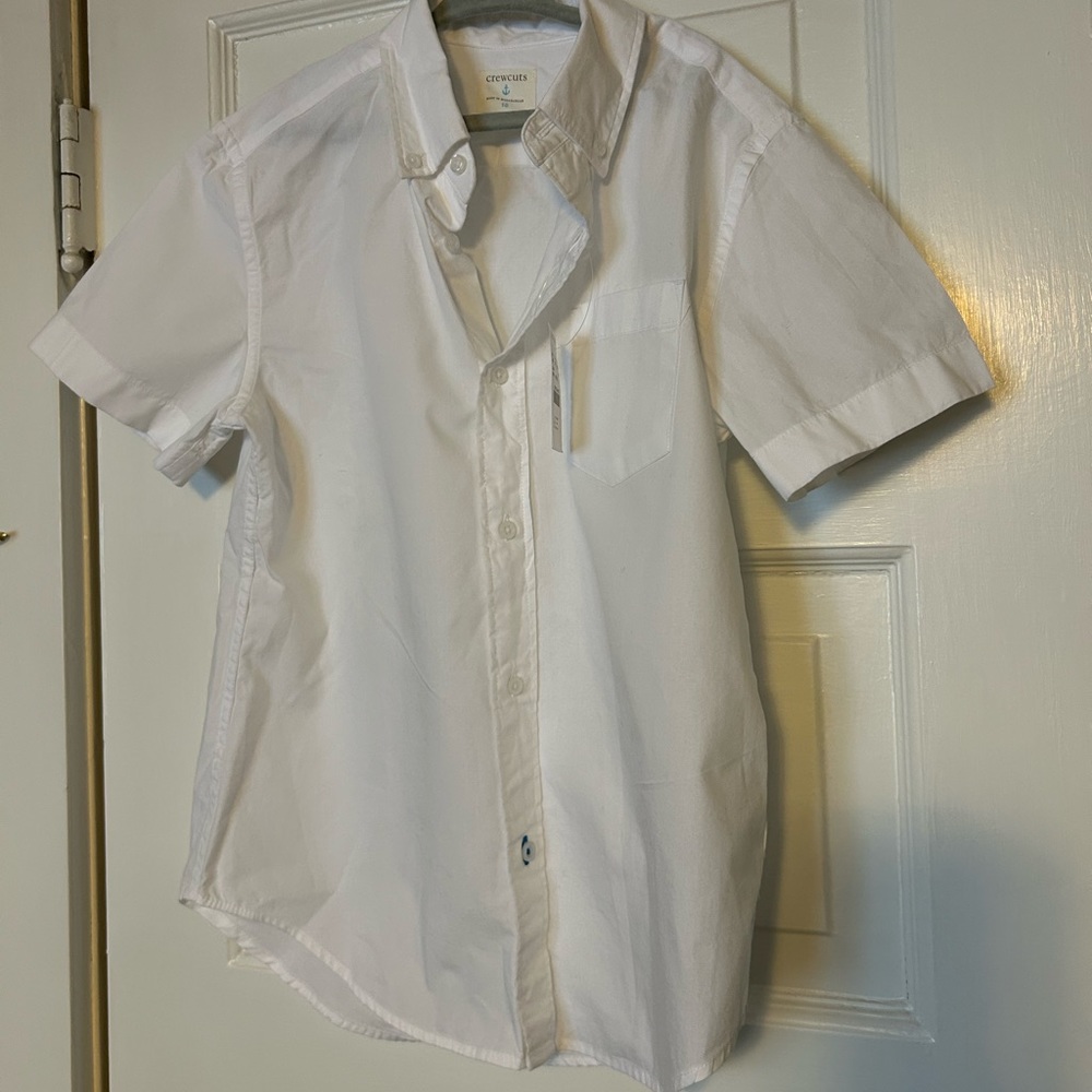 NWT J Crew Crewcuts Sz 10 Boys Button Down